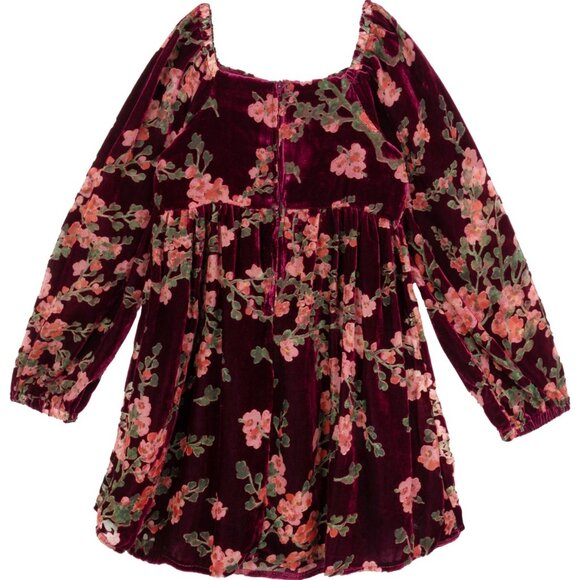 NWT 16US Rare Editions Big Girls Searington Road Floral Print Baby Doll Dress - Picture 4 of 4